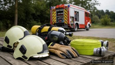 KI-generiertes Symbolfoto zu Brand bei Geislingen an der Steige