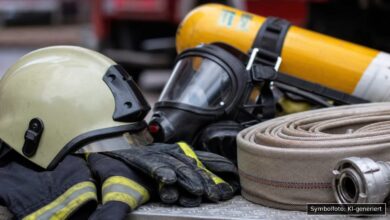 KI-generiertes Symbolfoto zu Brand bei Göppingen-Faurndau