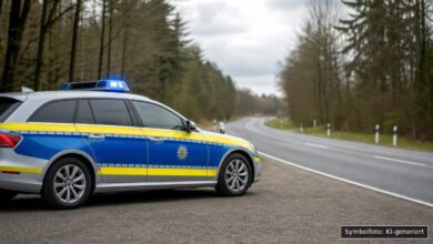 KI-generiertes Symbolfoto zu Verkehrsunfall bei Göppingen