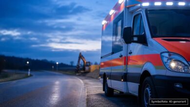 KI-generiertes Symbolfoto zu Verkehrsunfall (Unfallflucht) bei Günzburg