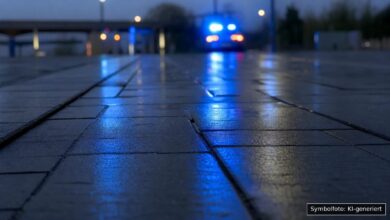 KI-generiertes Symbolfoto zu Polizeieinsatz / Ermittlungsverfahren bei Günzburg