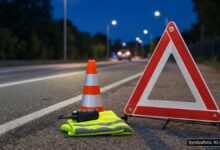 KI-generiertes Symbolfoto zu Verkehrskontrolle bei Reisensburg und Deffingen, Landkreis Günzburg