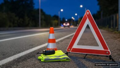 KI-generiertes Symbolfoto zu Verkehrskontrolle bei Reisensburg und Deffingen, Landkreis Günzburg