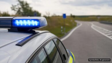 KI-generiertes Symbolfoto zu Polizeikontrolle bei Leipheim