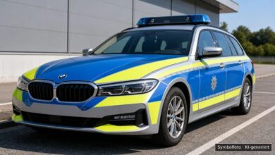 KI-generiertes Symbolfoto zu Verkehrsunfall bei Krumbach, Höllgehau