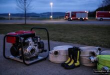 KI-generiertes Symbolfoto zu Brand bei Göppingen