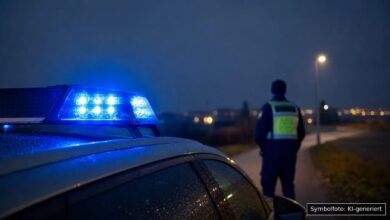 KI-generiertes Symbolfoto zu Polizeieinsatz bei Laichingen