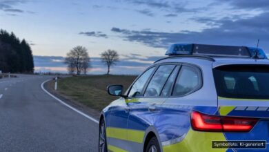 KI-generiertes Symbolfoto zu Verkehrsunfallflucht bei Heimertingen