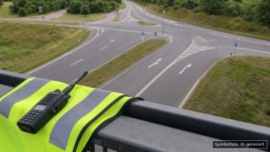 KI-generiertes Symbolfoto zu Verkehrsunfall bei Senden