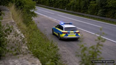 KI-generiertes Symbolfoto zu Polizeieinsatz bei Göppingen