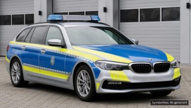 KI-generiertes Symbolfoto zu Polizeieinsatz bei Nesselwang