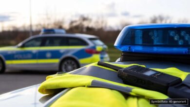 KI-generiertes Symbolfoto zu Polizeieinsatz bei Neu-Ulm-Offenhausen