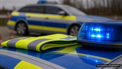 KI-generiertes Symbolfoto zu Verkehrsdelikt bei A7, Anschlussstelle Berkheim