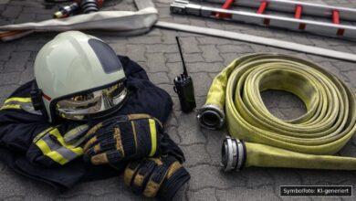 KI-generiertes Symbolfoto zu Brand bei Offingen