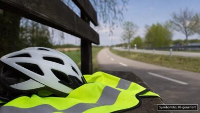 KI-generiertes Symbolfoto zu Verkehrsunfall / Unfallflucht bei Rechberghausen