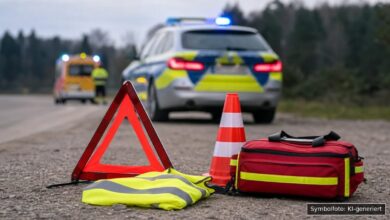 KI-generiertes Symbolfoto zu Verkehrsunfall bei Rottenacker
