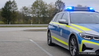 KI-generiertes Symbolfoto zu Verkehrsunfall bei A96 bei Buxheim