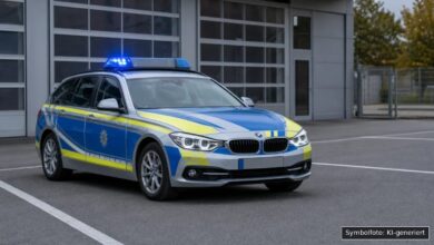 KI-generiertes Symbolfoto zu Verkehrsunfall bei Augsburg-Hochfeld