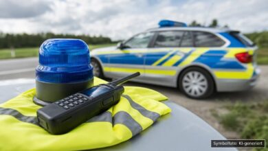 KI-generiertes Symbolfoto zu Polizeieinsatz / Streit bei Marktoberdorf