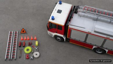 KI-generiertes Symbolfoto zu Brand bei Gruibingen