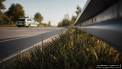 KI-generiertes Symbolfoto zu Verkehrsunfall bei Uhingen