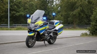KI-generiertes Symbolfoto zu Verkehrsunfall bei Ulm