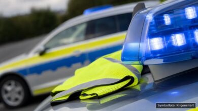 KI-generiertes Symbolfoto zu Verkehrsunfallflucht bei Legau