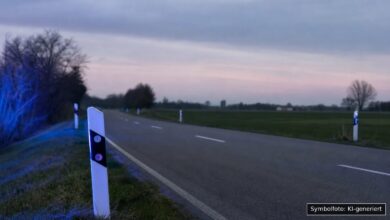 KI-generiertes Symbolfoto zu Verkehrsunfallflucht bei Memmingen