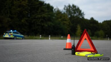 KI-generiertes Symbolfoto zu Verkehrskontrolle bei Oberostendorf
