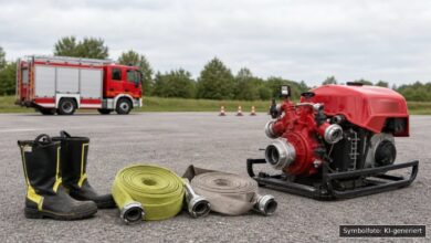KI-generiertes Symbolfoto zu Brand bei Kempten, Reutlinger Straße