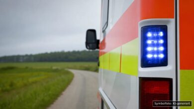 KI-generiertes Symbolfoto zu Verkehrsunfall bei Ochsenhausen