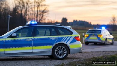 KI-generiertes Symbolfoto zu Polizeikontrolle bei Kempten