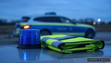 KI-generiertes Symbolfoto zu Verkehrsdelikt bei Oberstaufen