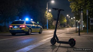 KI-generiertes Symbolfoto zu Polizeieinsatz bei Günzburg
