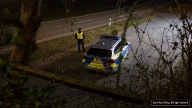 KI-generiertes Symbolfoto zu Alkoholfahrt bei Dillingen
