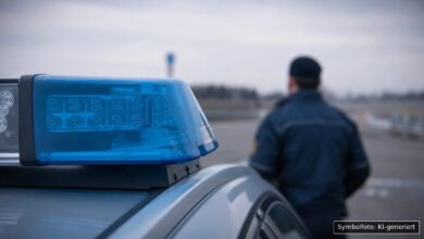 KI-generiertes Symbolfoto zu Polizeikontrolle bei Elchingen
