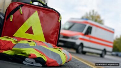 KI-generiertes Symbolfoto zu Verkehrsunfall bei Bad Wörishofen