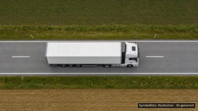 KI-generiertes Symbolfoto zu Verkehrsunfall bei Staatsstraße St 2518 zwischen Kirchdorf und Mindelheim