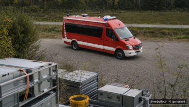 KI-generiertes Symbolfoto zu Verkehrsunfall bei A8 bei Elchingen (Anschlussstelle Oberelchingen)