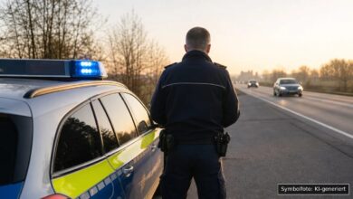 KI-generiertes Symbolfoto zu Verkehrskontrolle bei Gruibingen