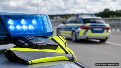 KI-generiertes Symbolfoto zu Polizeikontrolle / Hehlerei bei Leipheim (A8)