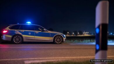 KI-generiertes Symbolfoto zu Polizeikontrolle bei Memmingen