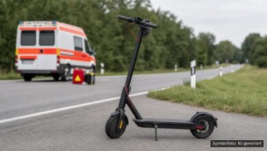 KI-generiertes Symbolfoto zu Verkehrsunfall bei Amberg