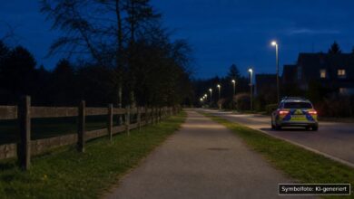 KI-generiertes Symbolfoto zu Gewaltdelikt / Versuchtes Tötungsdelikt bei Ansbach