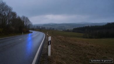 KI-generiertes Symbolfoto zu Verkehrsunfall bei Wolfertschwenden/A7