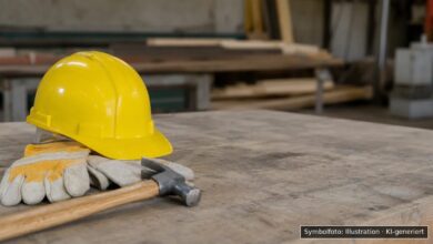KI-generiertes Symbolfoto zu Arbeitsunfall bei Ollarzried