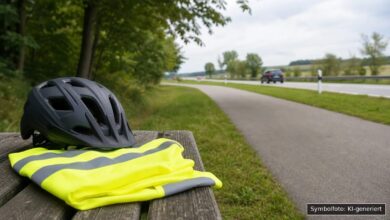 KI-generiertes Symbolfoto zu Verkehrsunfall bei Wiedergeltingen