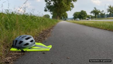 KI-generiertes Symbolfoto zu Verkehrsunfall bei Vöhringen, A7