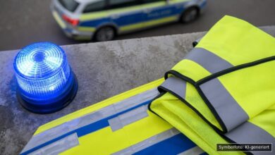 KI-generiertes Symbolfoto zu Verkehrsunfall bei Kuchen
