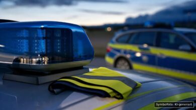 KI-generiertes Symbolfoto zu Polizeieinsatz / Widerstand gegen Vollstreckungsbeamte bei Augsburg-Antonsviertel
